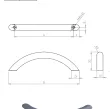 Uchwyt Beta 96 biały Tulip - 4