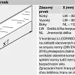 LEGR. BOX FRONT SZKLANY 1200/138MM ZE7W1082G - 2