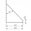 PODPÓRKA PÓŁKI GTV GINO 20MM CZARNA - 3