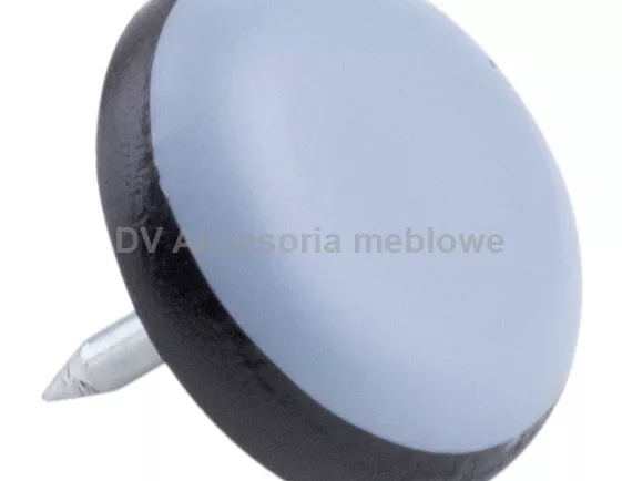 Ślizgacz z gwoździem teflonowy, średnica 25mm, sza