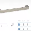 UCHWYT Kofu 384 satyna chrom/aluminium + wkr - 2