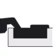 ZAWIAS BLUM  CLIP TOP DN GRUBE DRZWI 95* 71T9550 - 2