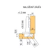 ZAWIAS BLUM  CLIP TOP DN GRUBE DRZWI 95* 71T9550 - 3