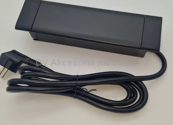 GNIAZDO PROST. cover HS 3*230 czarny