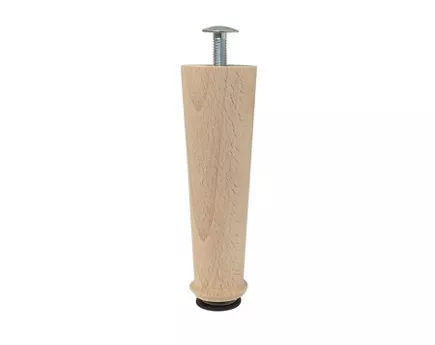 NÓŻKA BUKOWA DREWNIANA H-100 PROSTA