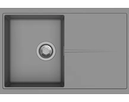 StrongSinks S3 Zlewozmywak granit Labe 780 szary