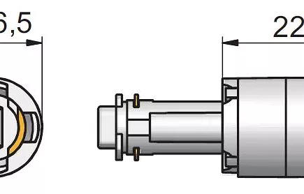 ZAMEK LEHMANN Przedłużenie cylindra 22 mm (180° P4