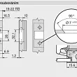 ZAWIAS BLUM   Z1 TIP DN  RAMKA ALU 70T950A.TL - 2
