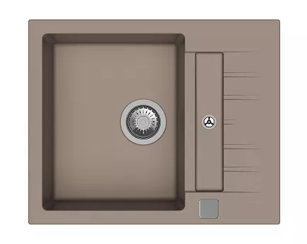 StrongSinks S3 Zlewozmywak granit Vardar 615 brązo