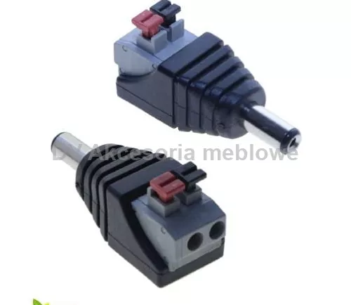 LED PRZEWÓD DC WTYK SZYBKOZŁĄCZKA 2,1*5,5 