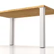 NOGA 820 KWADRAT 60*60/820 Fe BIAŁY - 2