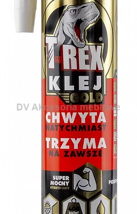 KLEJ MONTAŻOWY HYBRYDOWY T-REX 290ML GOLD