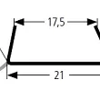 LISTWA USZCZELKA COKOŁU 18 3 MB  - 2