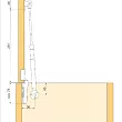 PODNOŚNIK GAZOWY TATAMI 120N 230MM SZARY STRONG  - 3