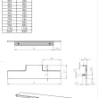 UCHWYT RAMARA CZARNY  696 - 3