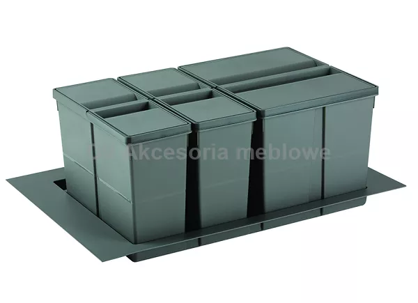 KOSZ  80 na odpady Sorter 9XL System, 48 l GOLLINU