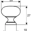 GAŁKA JOTA INOX   - 2