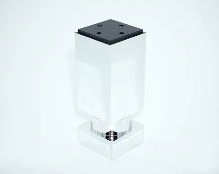 NÓŻKA PLASTIK REG. H 100 CHROM NMK10024