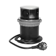 GNIAZDO ORNO *10cm 1381 WYS.Z BLATU 3gn usb INOX - 3
