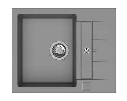 StrongSinks S3 Zlewozmywak granit Vardar 615 szary