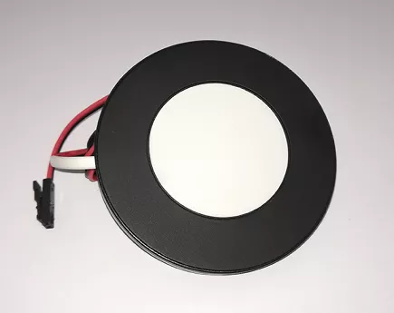 LED BAILEN CZARNY ŚW.PUNKTOWE 12V 3W ciepły