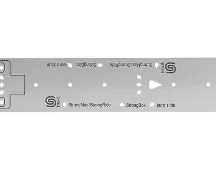 STRONG BOX SZABLON ZE STALI NIERDZ. DO PROWADNIC
