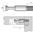 ZŁĄCZE MIMOŚRÓD 15 TRZPIEŃ TE02 24mm - 2