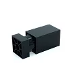 NÓŻKA PLASTIK REG. H 100 CZARNY POŁYSK NMK10003P - 4