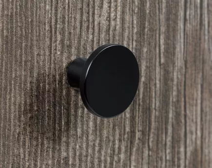 UCHWYT V 0168 COMO GAŁKA *26 CZARNY mat