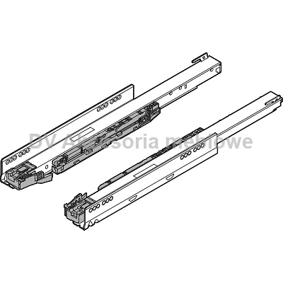 LEGR. BOX PROWADNICA 500 / 70KG TIP+BLUM 753.5001S