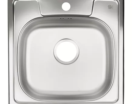 StrongSinks S1 Eko stal nierdz.satyn/szlif 488x488