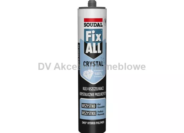 KLEJ MONTAŻOWY FIXALL CRYSTAL 290 ML