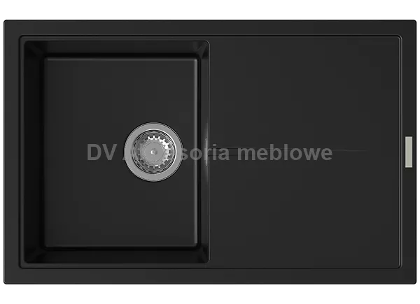 StrongSinks S3 Zlewozmywak granit Labe 780 czarny