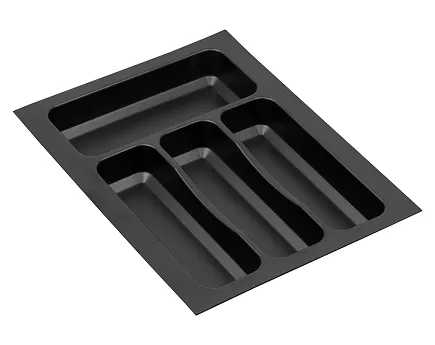 Wkład na sztućce 40/45 czarny 322x422 mm Str.Max18