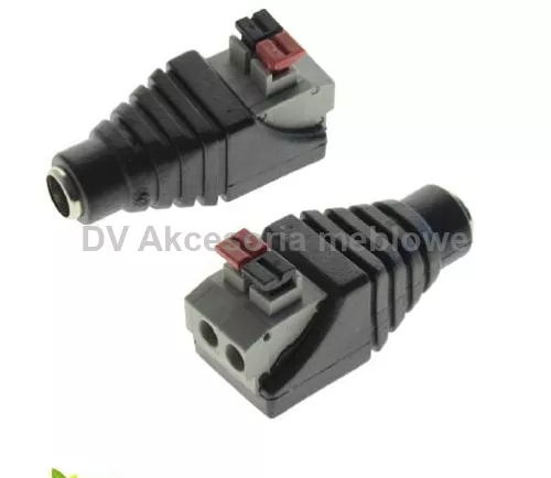 LED PRZEWÓD DC GNIAZDO SZYBKOZŁĄCZKA 2,1*5,5 