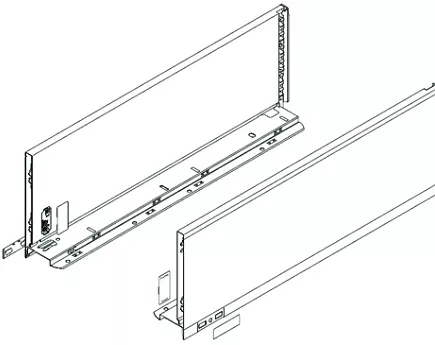 LEGR. BOX BOKI BIAŁE  C 650 770C6502S ŚRED