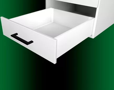 Szuflada SLIM Box DV L-500mm H-086mm Biała #18mm