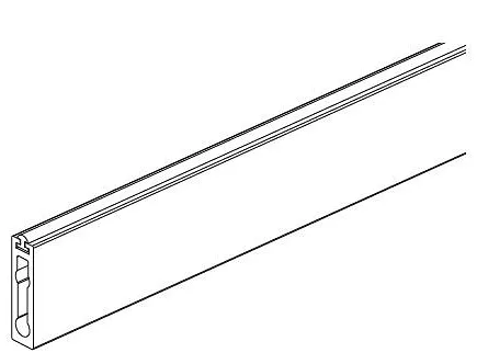 PROFIL LED DRĄŻEK VERTIKO CIEMNY BRĄZ/antrac 900mm