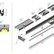 PROFIL LED strong  nakładany SURFACE BIAŁY 3 MB - 2