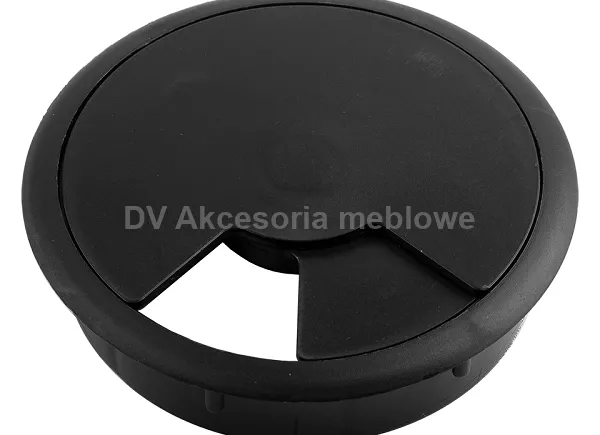 PRZELOTKA 80 STRONG DO KABLI czarny PLAST