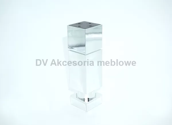 NÓŻKA PLASTIK REG. H 150 CHROM NMK15024