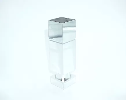 NÓŻKA PLASTIK REG. H 150 CHROM NMK15024