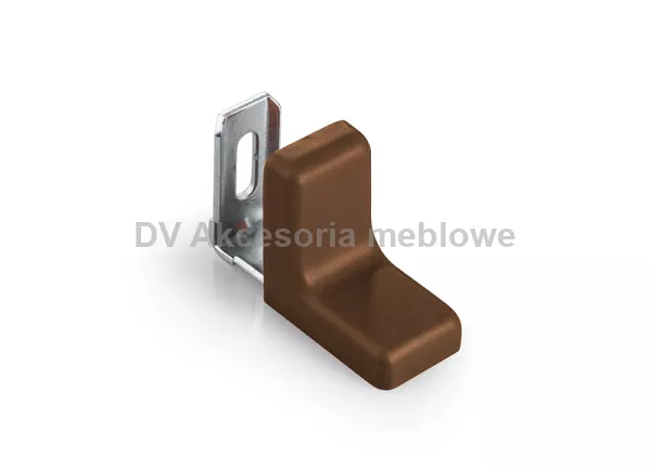 KĄTOWNIK metalowy z zaśl.  ATM ORZECH KN-375 100sz