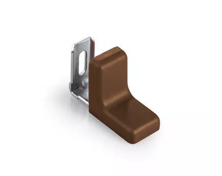 KĄTOWNIK metalowy z zaśl.  ATM ORZECH KN-375 100sz