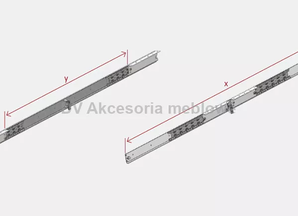 PROWADNICA DO STOŁU BA-SB/1350/2*500 POETTKER