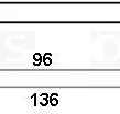 Uchwyt Hrazda   128/168 nikiel szlif + wkr Tulip - 3