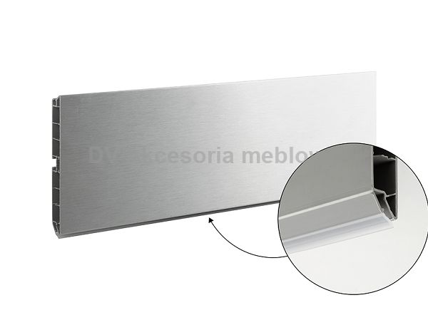 COKÓŁ SCILM  100 mm (4 m), szczotkowane aluminium