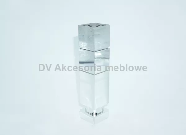 NÓŻKA PLASTIK REG. H 200 CHROM NMK20024