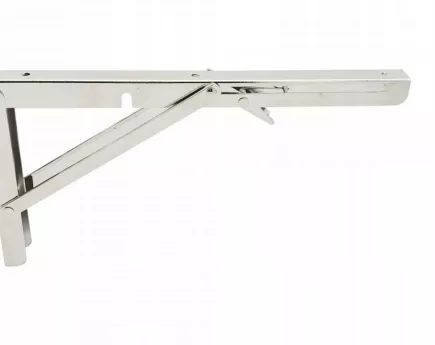 PODPÓRKA PÓŁKI SKŁADANA 400 CHROM/OCYNK