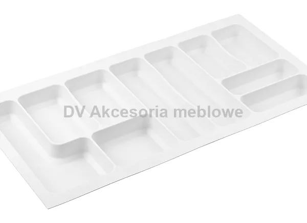 Wkład na sztućce 100/50 biał 922x472 mm Str.Max18